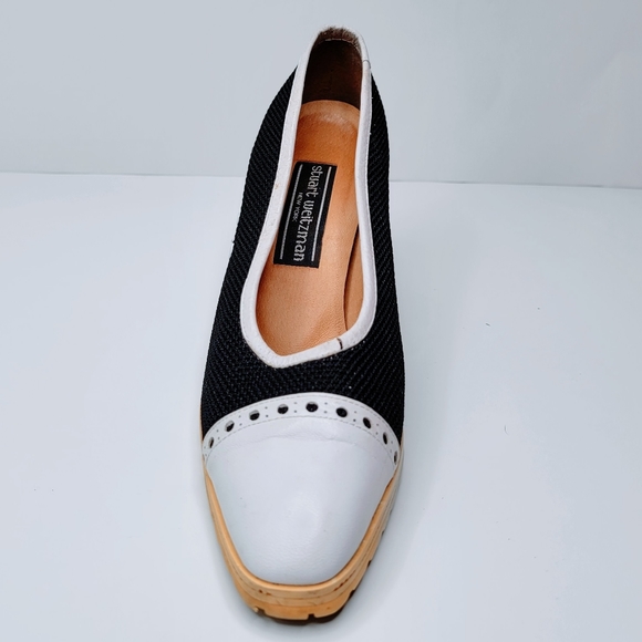 Stuart Weitzman | Vintage Spectator Heel Shoes 7.5 - Picture 6 of 16